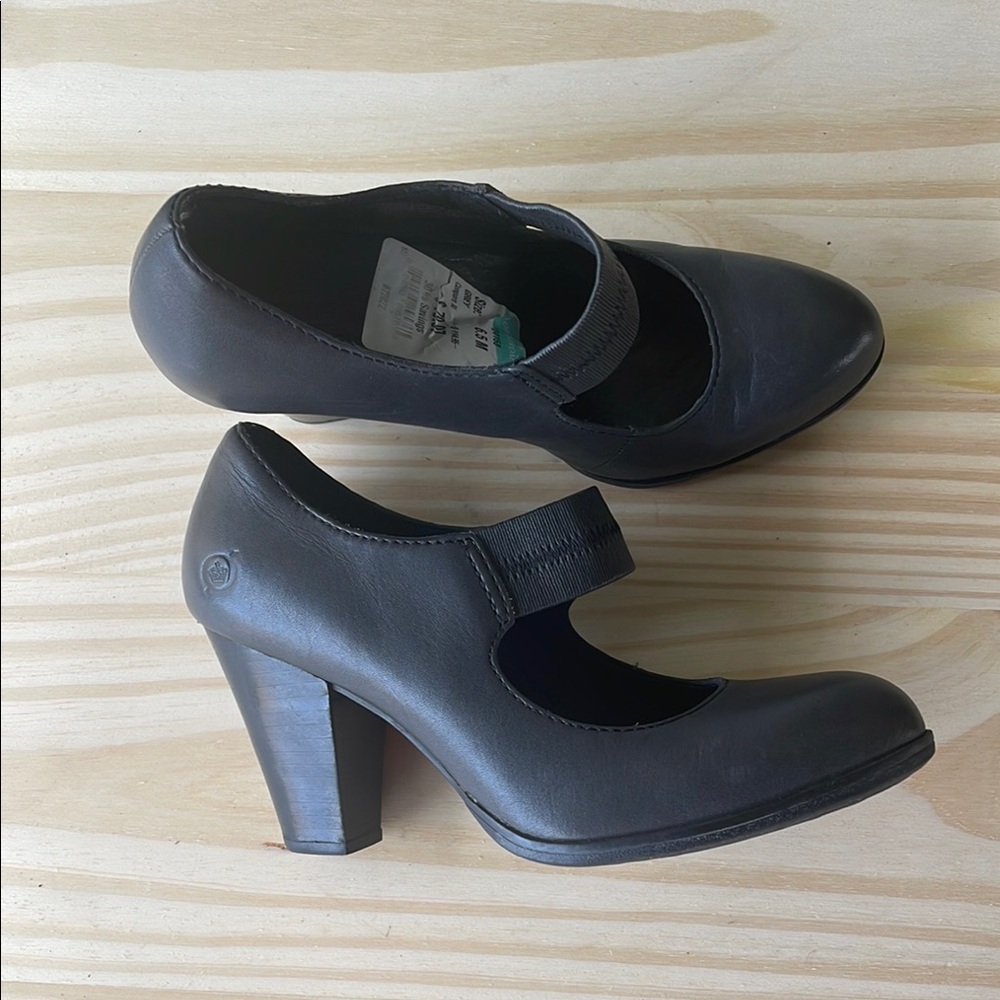 Born Black Heels Mary Jane Style - Picture 8 of 13